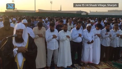 Muslims across the UAE gather for Eid Al Fitr prayers