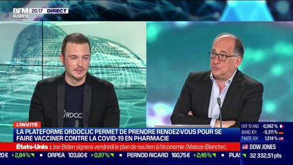 Guillaume Gobert (Ordoclic) : La plateforme Ordoclic permet de prendre rendez-vous pour se faire vacciner contre la Covid-19 en pharmacie - 10/03