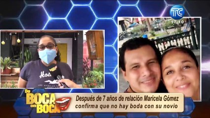 Tras siete años de relación Maricela Gómez dice que no habrá boda