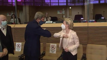 President von der Leyen welcomes U.S. Special Presidential Envoy for Climate Kerry