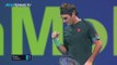 Federer returns to action with win over Evans