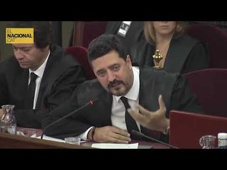 JUDICI PROCÉS | Un guardia civil: "Las mesas no estaban colocadas para hacer una merienda"