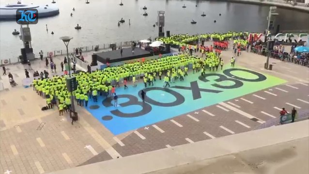 Dubai breaks Guinness World Record for most people jump squatting in a minute