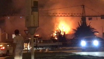 Fire breaks out at construction site in Dubai