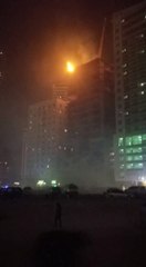 Huge fire breaks out in Sharjah building