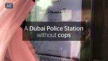 A Dubai Police station, without cops