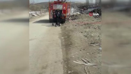Ankara'da yakılmış köpek ölüsü bulundu