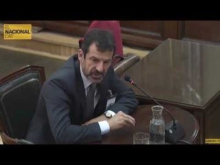JUDICI PROCÉS | López: "Puigdemont dijo que declararía la independencia si había violencia el 1-O"