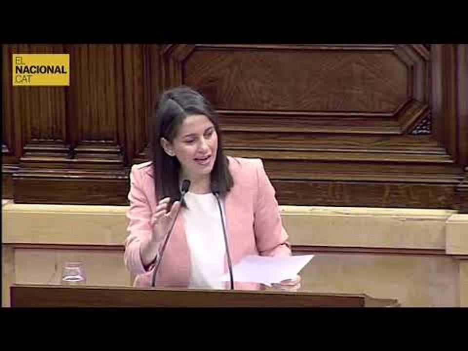 Enganxada entre Arrimadas i el vicepresident del Parlament, Josep Costa