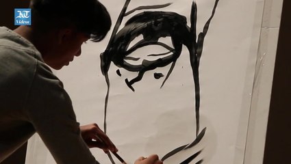 Dubai student makes UAE ruler's portrait in less than 5 minutes