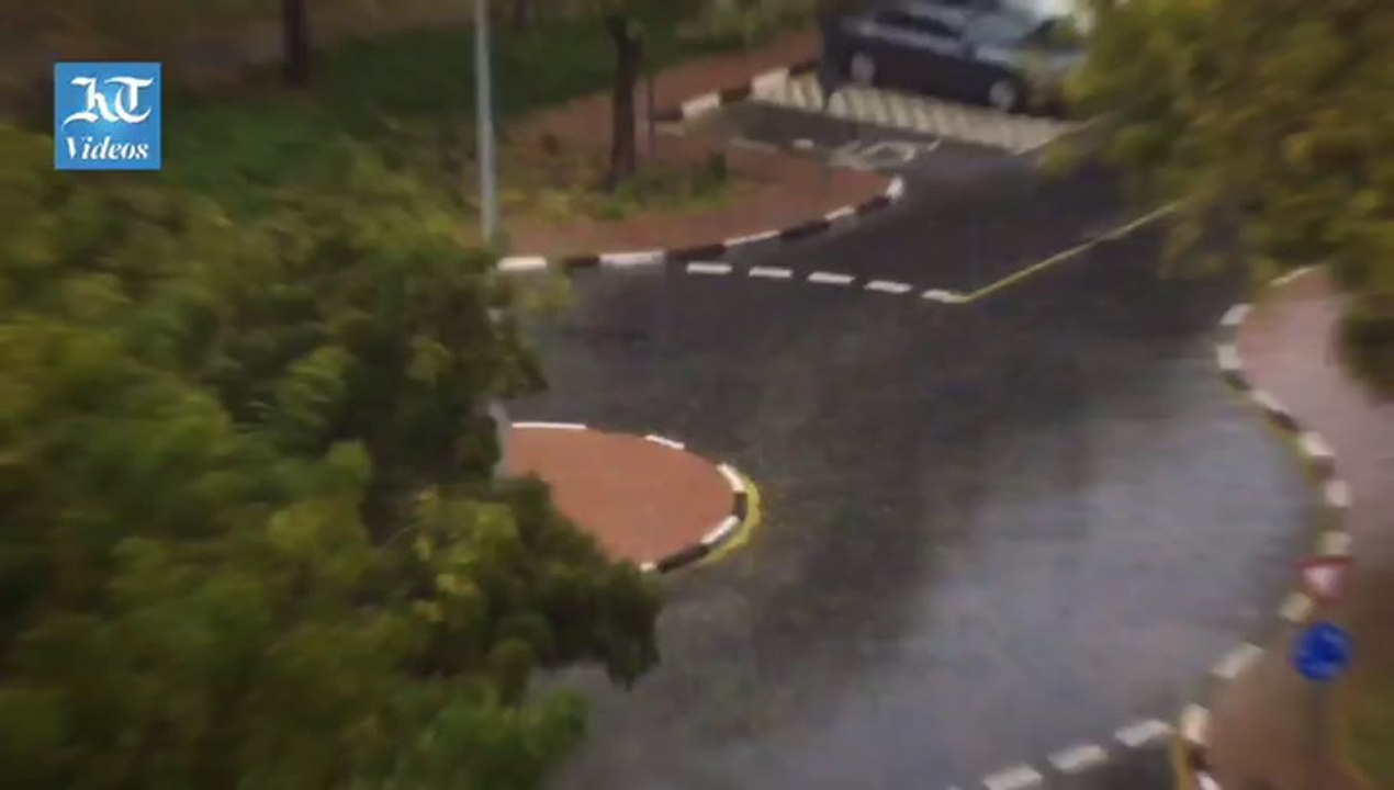 Rain hits Dubai