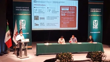 ¡Invitado de honor! Zoé Robledo acude a primer informe del delegado del IMSS en Sinaloa