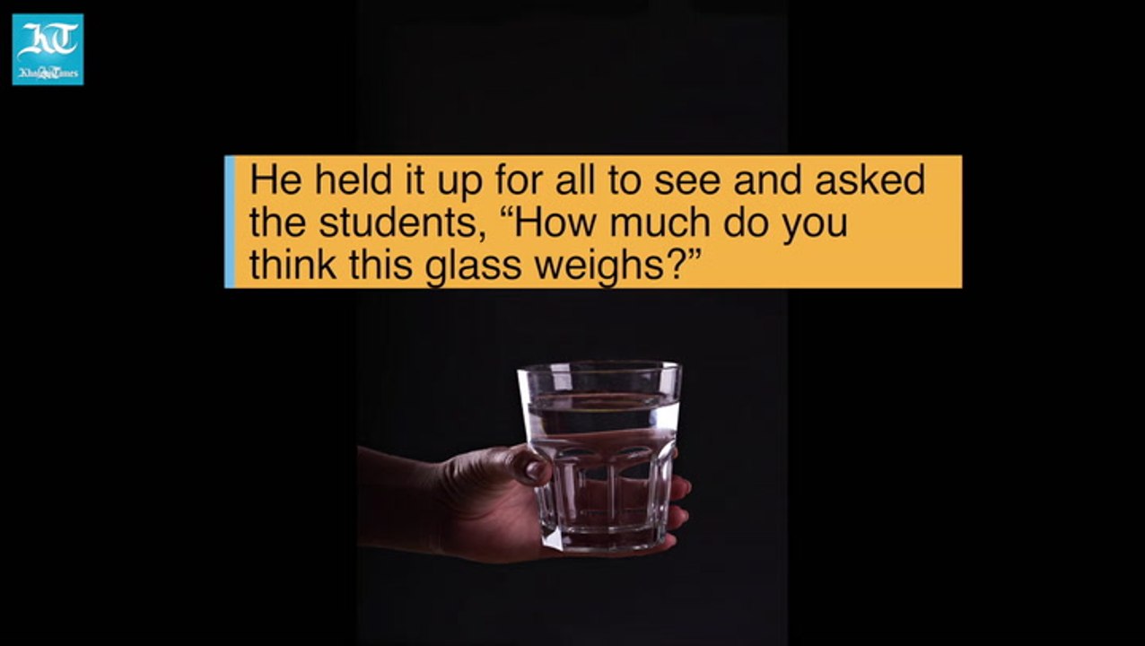 Put your glass down