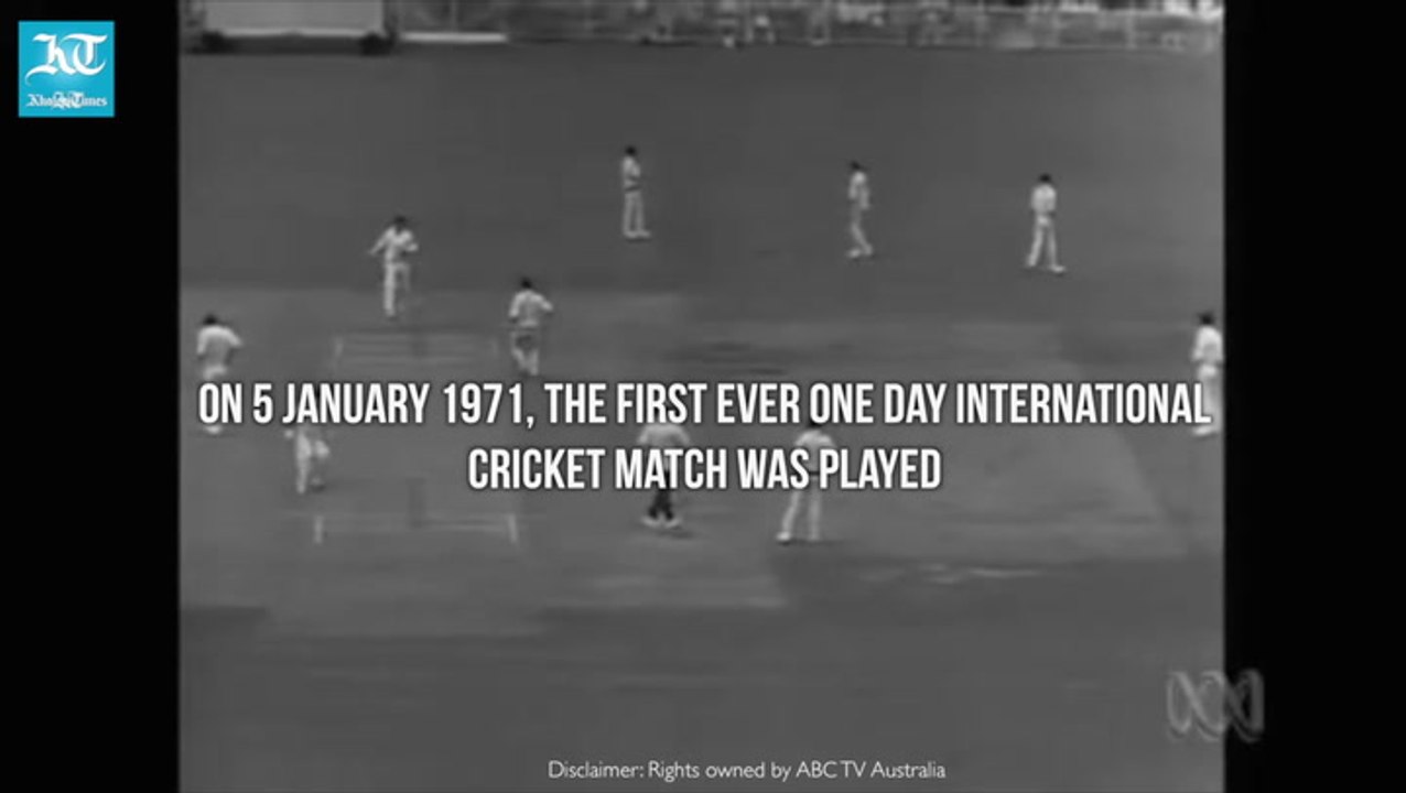 First ever ODI match