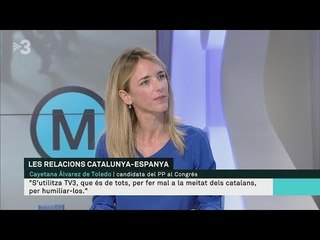 Cayetana: "TV3 es puerilidad y grosería" i Lídia Heredia respon contundent