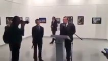 Unseen horrific clip of Russian ambassador's assassination emerges