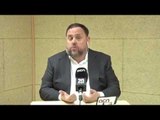 Roda de premsa Oriol Junqueras des de Soto del Real