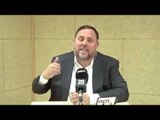 Oriol Junqueras, roda de premsa des de Soto del Real