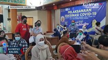 Ratusan Jurnalis di Kalimantan Selatan Disuntik Vaksin Covid-19