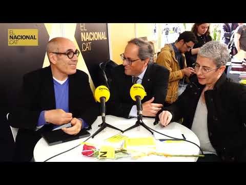 Entrevista a Quim Torra - Sant Jordi 2019 ElNacional