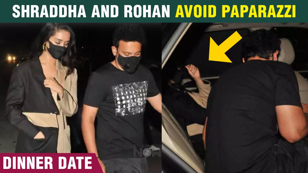 Shraddha Kapoor And Rohan Shrestha's Dinner Date | AVOIDS Posing For Photographers
