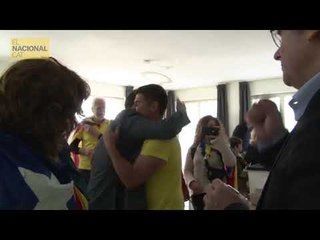 L'emocionant arribada de Rai López a la casa de Puigdemont