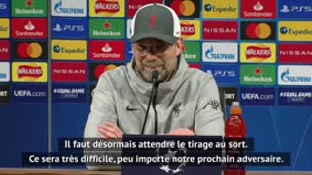 8es - Klopp : Ce sera difficile, peu importe l'adversaire