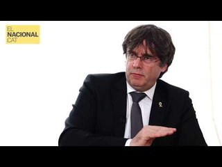 PUIGDEMONT: "Quan no hi havia ningú a l'exili i a la presó, també hi havia negativa a dialogar"