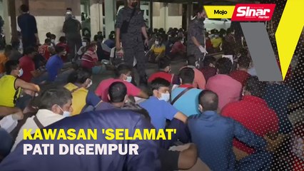 Kawasan 'selamat' Pati digempur