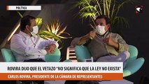 Rovira dijo que el vetazo “no significa que la ley no exista”