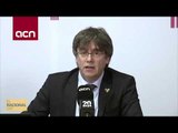 Puigdemont acusa l'Estat de col·locar una muralla d'enginyeria legal per impedir la seva investidura