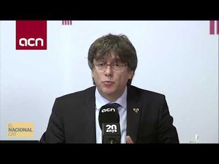 Puigdemont defensa que ell no va renunciar a la restitució del Govern