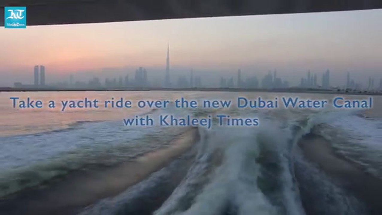 A yacht ride over the new Dubai Water Canal with Khaleej Times.mp4