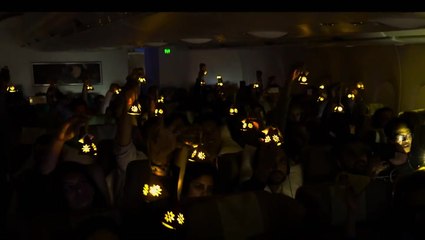 Etihad Airways celebrates Diwali in the sky