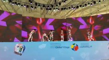 Stage performance on the opening day of Global Village in Dubai