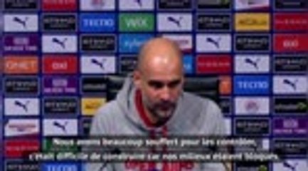 33e j. (en avance) - Guardiola : "Nous avons beaucoup souffert"
