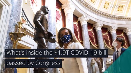 What's inside the $1.9T COVID-19 bill passed by Congress, and other top stories in health from March 11, 2021.