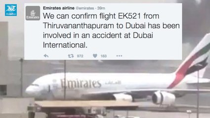 Statements from Emirates airline on the incident regarding flight ‎EK521‬