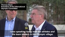 Olympics chief brushes off athletes' village worries