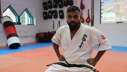 Rangith Puliyath Balan at Arm Strong Karate Centre in Abu Dhabi 2.MOV