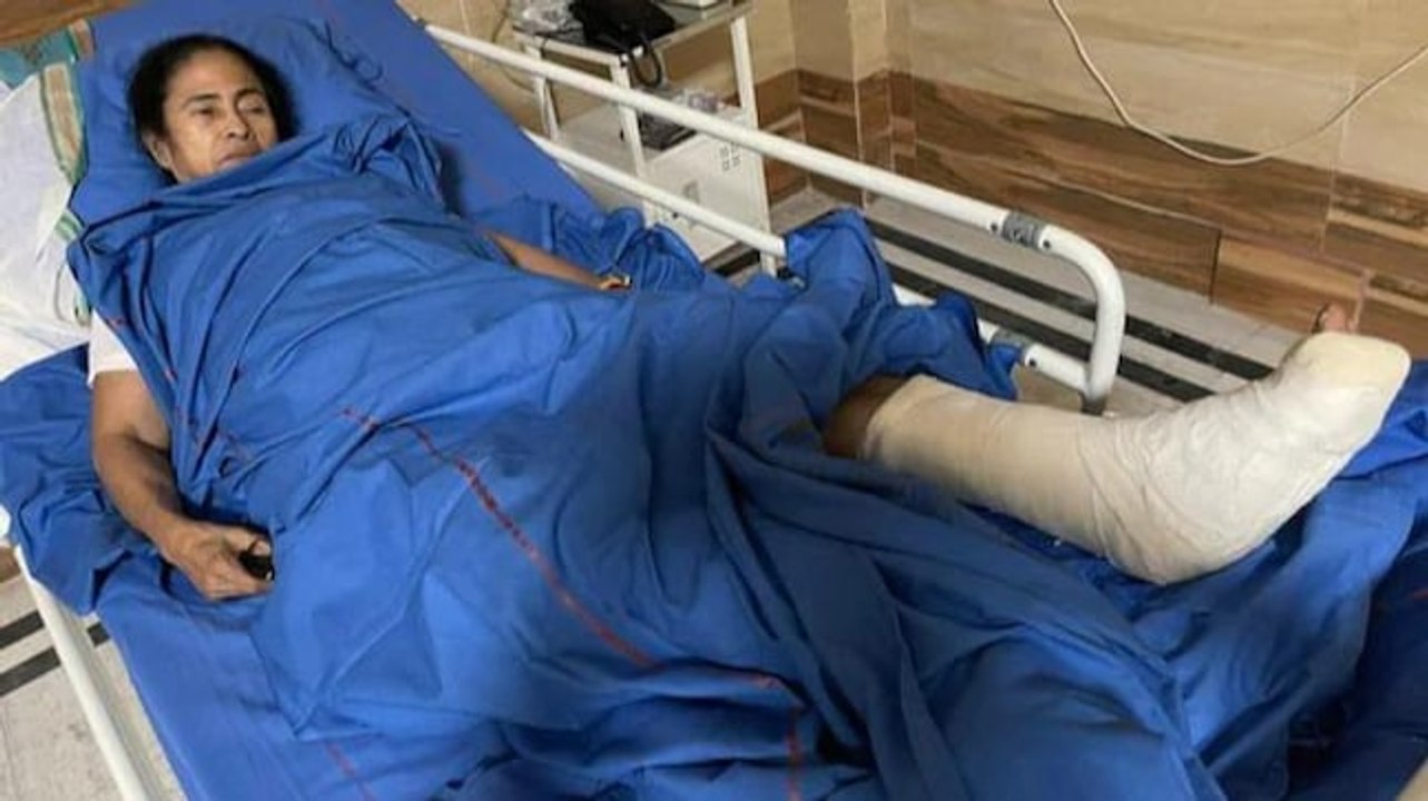 Mamata Banerjee injured, BJP calls it gimmick; more