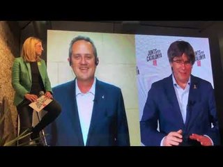 L'emotiu retrobament entre Quim Forn i Carles Puigdempont