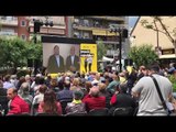 Aplaudiments de comiat a Oriol Junqueras i Raül Romeva a Sant Vicenç dels Horts