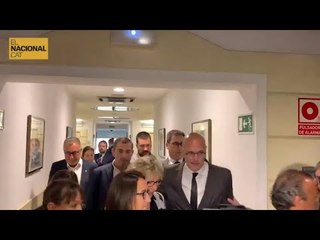 Romeva entra a recollir l'acta de senador