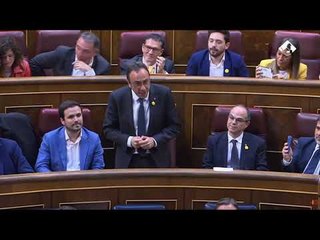 Junqueras, Rull, Sànchez y Turull, abucheados en el Congreso