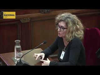 JUDICI PROCÉS | Rosa Maria Sans: "Havien de ser fora abans de les sis del matí de l'1-O"