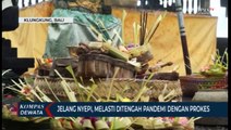 Tradisi Melasti Rangkaian Nyepi Dengan PROKES Ketat