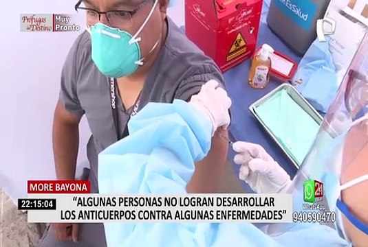 Algunas personas no logran desarrollar anticuerpos de algunas enfermedades, según investigador de la UNMSM