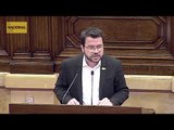 Pere Aragonès exigeix a l'Estat que retiri el control financer a la Generalitat