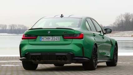 التصميم الخارجي للسيارة BMW M3 المنافسة الجديدة كليًا